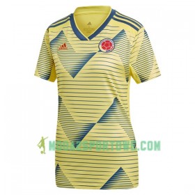 Koszulka Kolumbia Damska Domowe Stroje Piłkarskie Copa América 2019 Krótki Rękaw